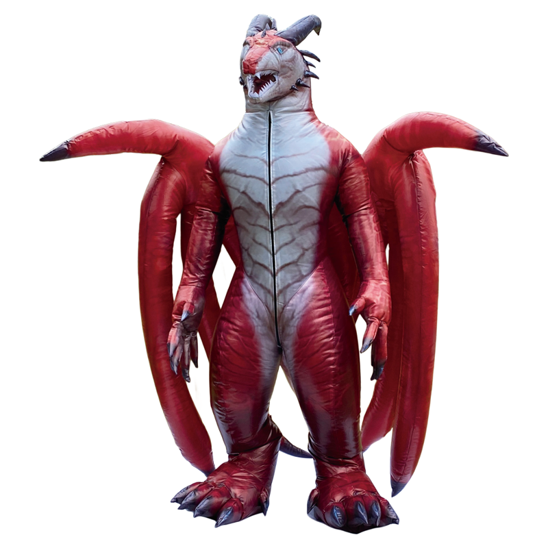 dragon inflatable costume. Demon cosplay