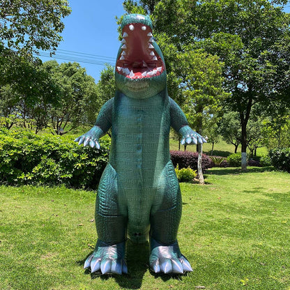 Inflatable crocodile costume, cartoon simulation crocodile