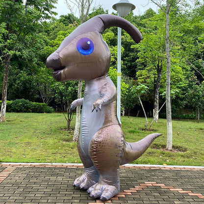 Parasaurolophus inflatable costume, dinosaur cosplay costume
