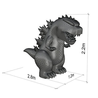 Cute cartoon inflatable dragon costume adult cosplay costume