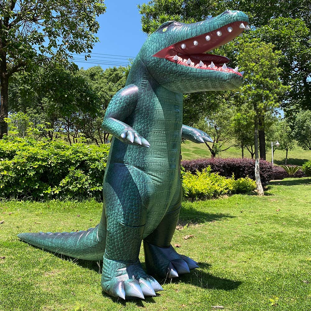 Inflatable crocodile costume, cartoon simulation crocodile