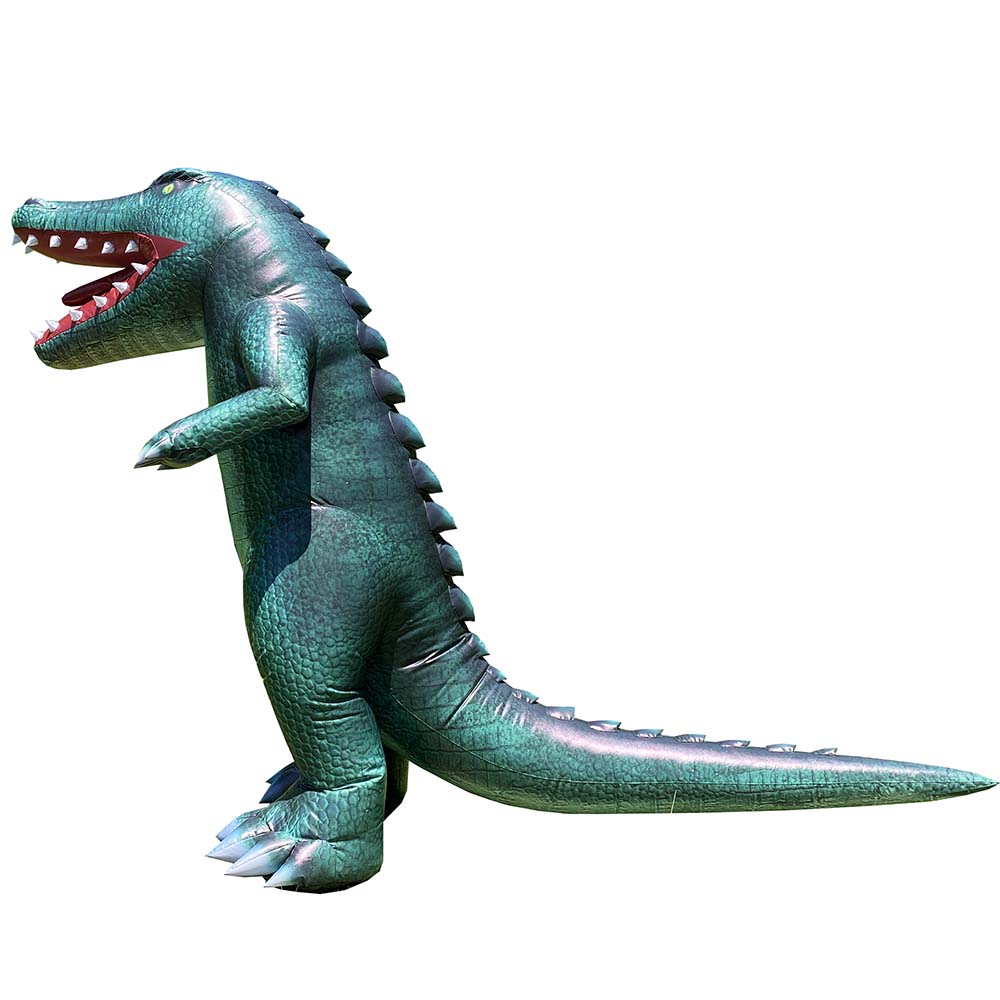 Inflatable crocodile costume, cartoon simulation crocodile