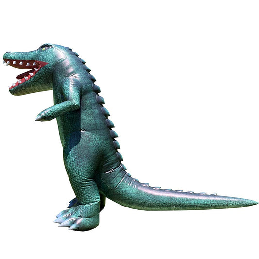Inflatable crocodile costume, cartoon simulation crocodile